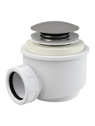Сифон для душевого поддона Alcaplast A465C-50 click/clack, клапан с очисткой сверху