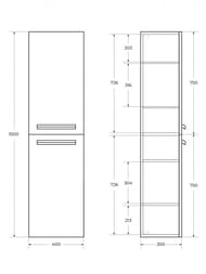 ����� ��������� Cezares ��� (400�300�1500) ��� �����, ���� ������� ���� ECO-CER-N-1500-2A-SC-NCS-P