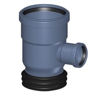 Тройник Poloplast 110х50х87,5°, трубный конец-раструб, канализационный, арт.1943