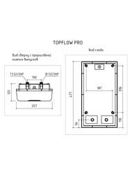 Водонагреватель Thermex TOPFLOW PRO 21000 (напорный), 21кВт, подкл. в электрич.щит