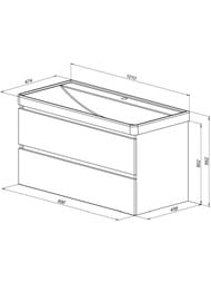 ����� ��� �������� Aquanet ���� 2.0 100 (990�502�458) ���������, 2 �����, ������ 337951