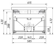 ����� ��� �������� Caprigo Ponza-A 60 (615�472�472) ���������, 1 ����, ����: ������� 13510-085
