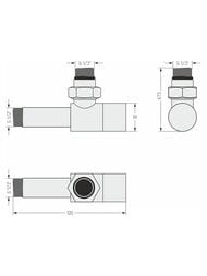 ������� ������� ��� ������������ ������� �����, 1/2"��1/2"�, 12-1404-1212