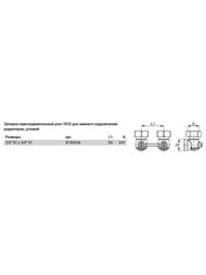    TECEflex 3/4"Ek x 3/4"Ek , ,    8740436