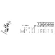 Кронштейн настенный Zehnder CVD 0 L=10/15мм, белый 795031