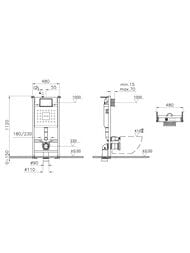 ��������: ����������� Vitra � �������� ���� + ������ L-Box Shift Rim-ex+������� 9855B003-7206