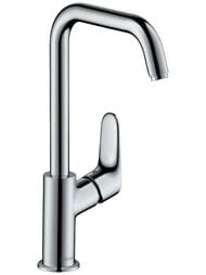 Смеситель для умывальника Hansgrohe Focus однозахв., высокий излив 236 мм, д/к., хром 31609000 — миниатюра 1