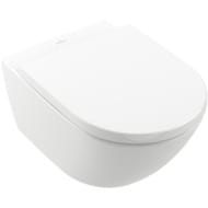 Унитаз подвесной Villeroy & Boch Subway 3.0 4670T0RW (370х560х360) безободковый, цвет Stone White