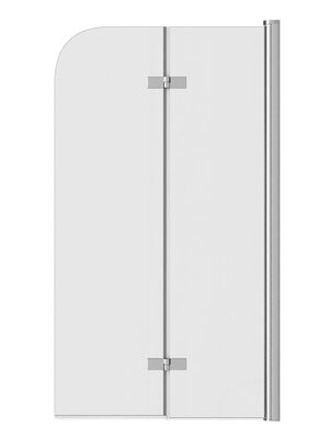 Шторка для ванны toHit Juno 800x1400 профиль хром/стекло прозрачное TH09-028001