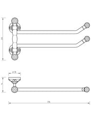 Migliore Cristalia ������������������ ������� ���������� 33 �� ������/SWAROVSKI ML.CRS-60.224.BR