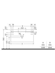    Duravit L-Cube 1200500480 2 , 1 .  .,   LC6929O1818