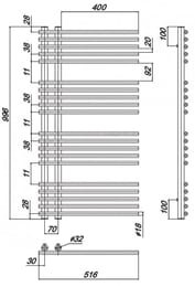 ����������������� ������� RAVAK STYLE (500�1000) ����, ������ �����������, 682 ��