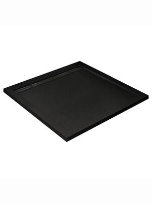 Душевой поддон CEZARES (1000х1000х30) искусственный мрамор, квадрат, черный TRAY-AS-A-100-30-NERO
