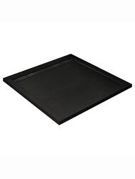 Уценка! Душевой поддон CEZARES (1000х1000х30) иск. мрамор, квадрат, черный TRAY-AS-A-100-30-NERO