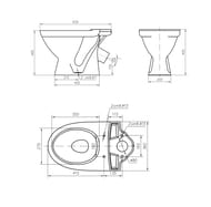 ������ ������� Ifo Frisk (365�635�755) ����� ������, ���� 3/6 �, ������� soft-close RS021030000