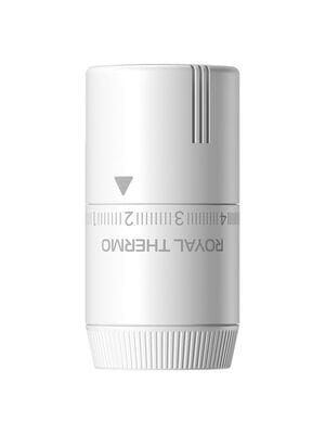 Термоголовка жидкостная Royal Thermo Design М30х1,5 белая RATHDN13015WH