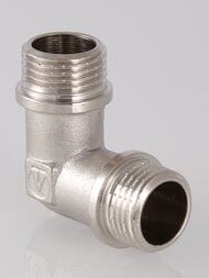 Уголок VALTEC 1/2"НН с/огр. лат/никель VTr.093.N.0004