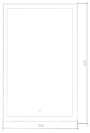  Silver Mirrors Santana (600800) , ,  LED-00002286