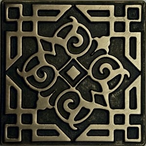 Вставка Kavarti Orient (50х50) бронзовая (шт.)