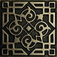 Вставка Kavarti Orient (50х50) бронзовая (шт.)