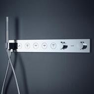 Смеситель Axor ShowerSelect 18358000 для душа, встраиваемый в стену, термостат, 5 потребителей, хром