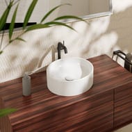 Раковина Hansgrohe Xuniva S 400х400х95 накладная, без перелива, белая 60164450 — изображение 9