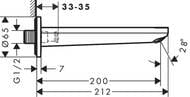 ����� ��� ����� Hansgrohe Rebris E 72431000, ����