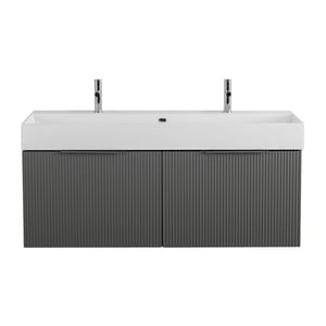 Тумба подвесная под раковину Cezares Premium Plisse 120 (1200х440х430) Grigio nuvola 55449