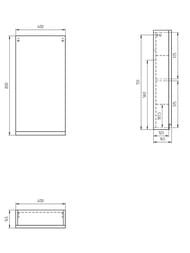 �������-���� Cersanit MODUO 40 400�800�145 �����, ��� ��������� SB-LS-MOD40/Wh