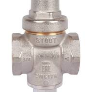 Редуктор давления STOUT PN16 вн/вн 3/4" с выходом под манометр SVS-1010-000020