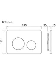 ������� ����� Ceramicanova Balance CN12-001W ��� �����������, ������� Circle, ����: ����� ���������
