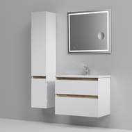 Тумба под раковину AM.PM X-Joy (800х620х450) подвесная, 2 ящика, белый глянец M85AFHX0802WG