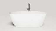 Ванна отдельностоящая Salini Sofia Light 1650х705х580 S-Sense, иск. камень, белый глянец 103611G