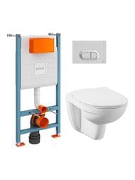 Комплект: Инсталляция Vitra + Унитаз Normus + сиденье с микролифтом + клавиша смыва 9773B003-7206