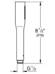 ������ ��� Grohe Euphoria Cosmopolitan Stick 1 ��� �����, ��������� ������ 22126KF0
