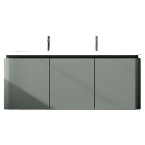 Тумба под умывальник Cezares STYLUS (140x48x55) подвесная, 6 ящиков, цвет: Verde opaco 55299