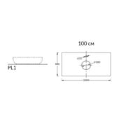 ���������� KERAMA MARAZZI PLAZA Classic 1000�480�11 ��� �����, ������ ������ PL1.VT93\100