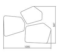 �������� ������ Silver Mirrors Bionic 3 ��������, ���������,������������� ������,������ LED-00002547