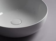 Раковина накладная Ceramicanova Element 420х420х130 круглая, без перелива, цвет: белый CN5024