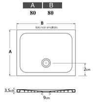������� ������ Azzurra Rapid (800�800�40) ����������, ��������, �������� RAPD08008040AN