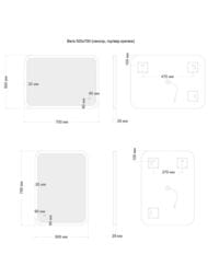 ������� ������� ���� (500�700�25) LED-���������, ������, �������. ����. 330495