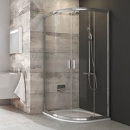 Душевой уголок RAVAK BLIX BLCP4-90 (895х895х1900) раздвиж.двери, стекло, блест.+Transparent AntiCalc