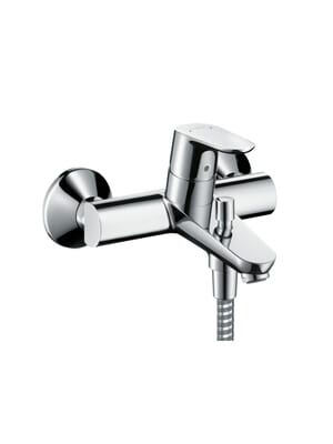 Смеситель Hansgrohe Focus 31940 для ванны, настенный, с фиксированным изливом, однозахватный