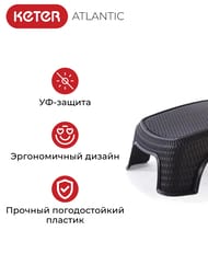  KETER ATLANTIC (197x74x36), 