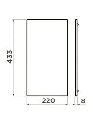 ����������� ����� Omoikiri CB-SINTESI-M WD (433x220) ���� ����� 4999097