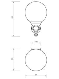 Migliore Cristalia ���������� ���������, ������, ������/SWAROVSKI ML.CRS-60.230.BR/16782