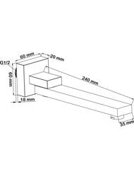 ����� Swedbe Platta ���������� 1/2'', ������ ������� 5512B