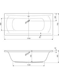 ����� ��������� CEZARES ARENA 170�75 ������������� ARENA-170-75-45