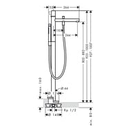 ��������� ��� �����/���� Axor Uno 45416990 ���������,�������������,�����,������ ���,�������.������