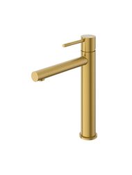 Смеситель CEZARES RELAX RELAX-LC2-BORO-W0 182 мм,для раковины,однозахватный,фиксир.излив,браш.золото